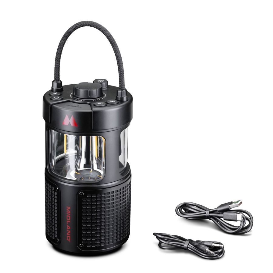 ER LANTERN Lanterna Led con cassa bluetooth