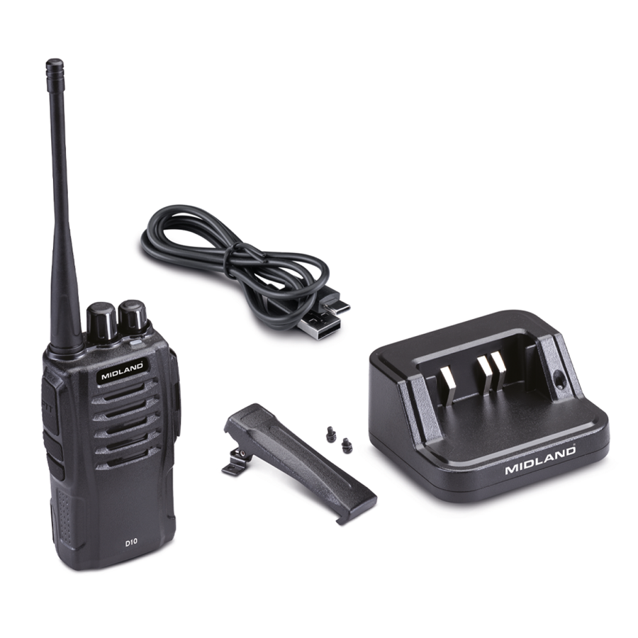 D10 la prima radio digitale/analogica  PMR446-DMR446