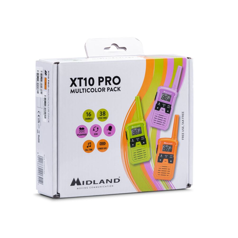 Midland XT10 PRO Multicolor 3 Radio