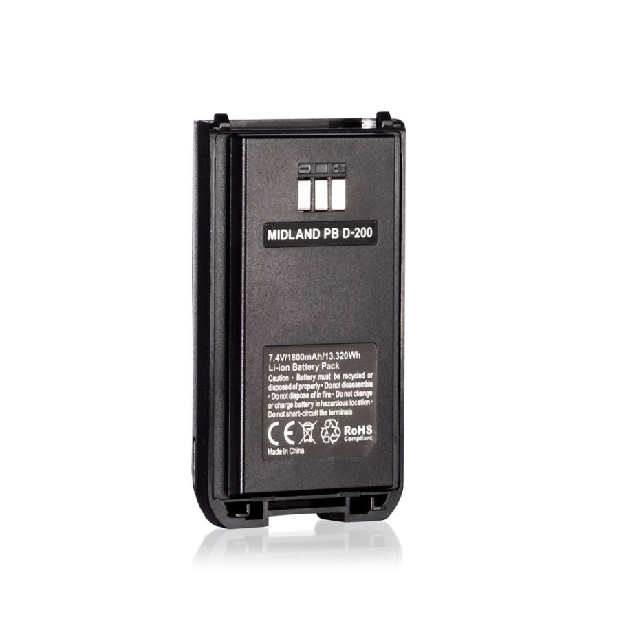PB D200 Radio Battery Pack Midland 