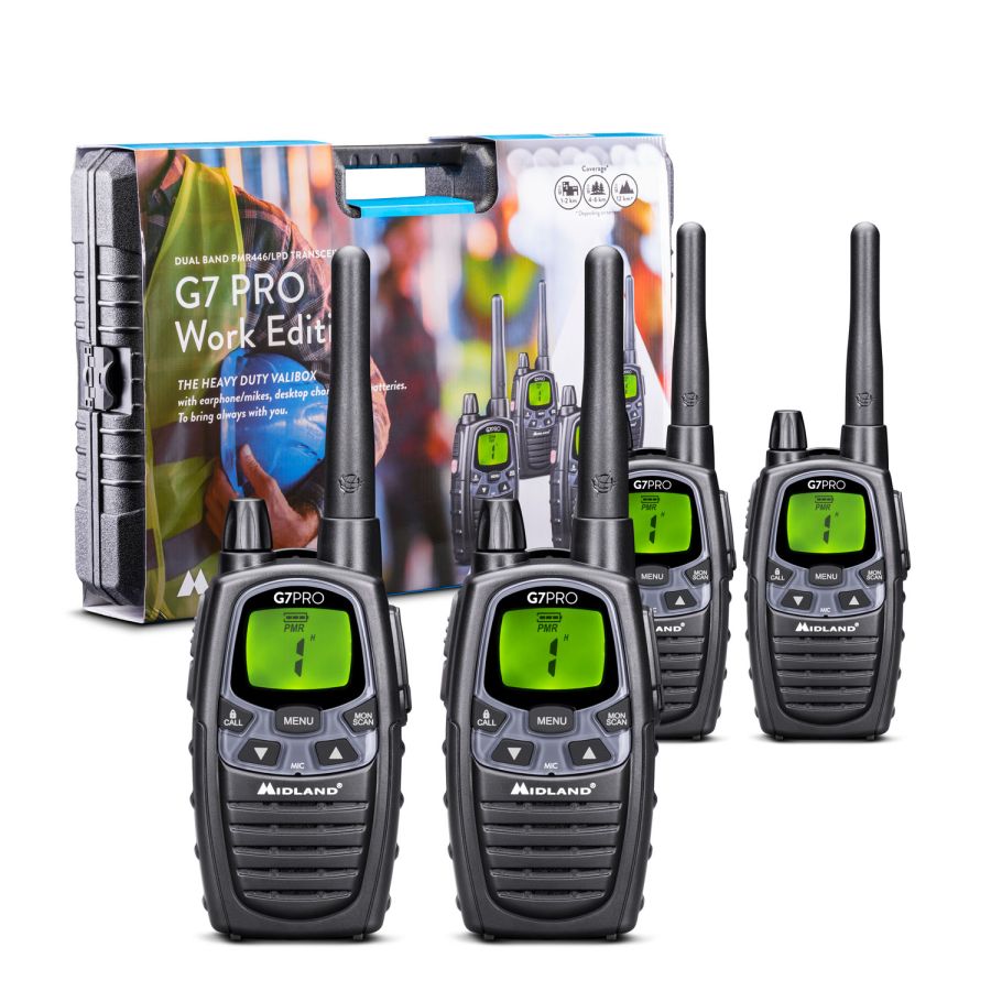 Midland G7 Pro Work Edition Walkie Talkie 