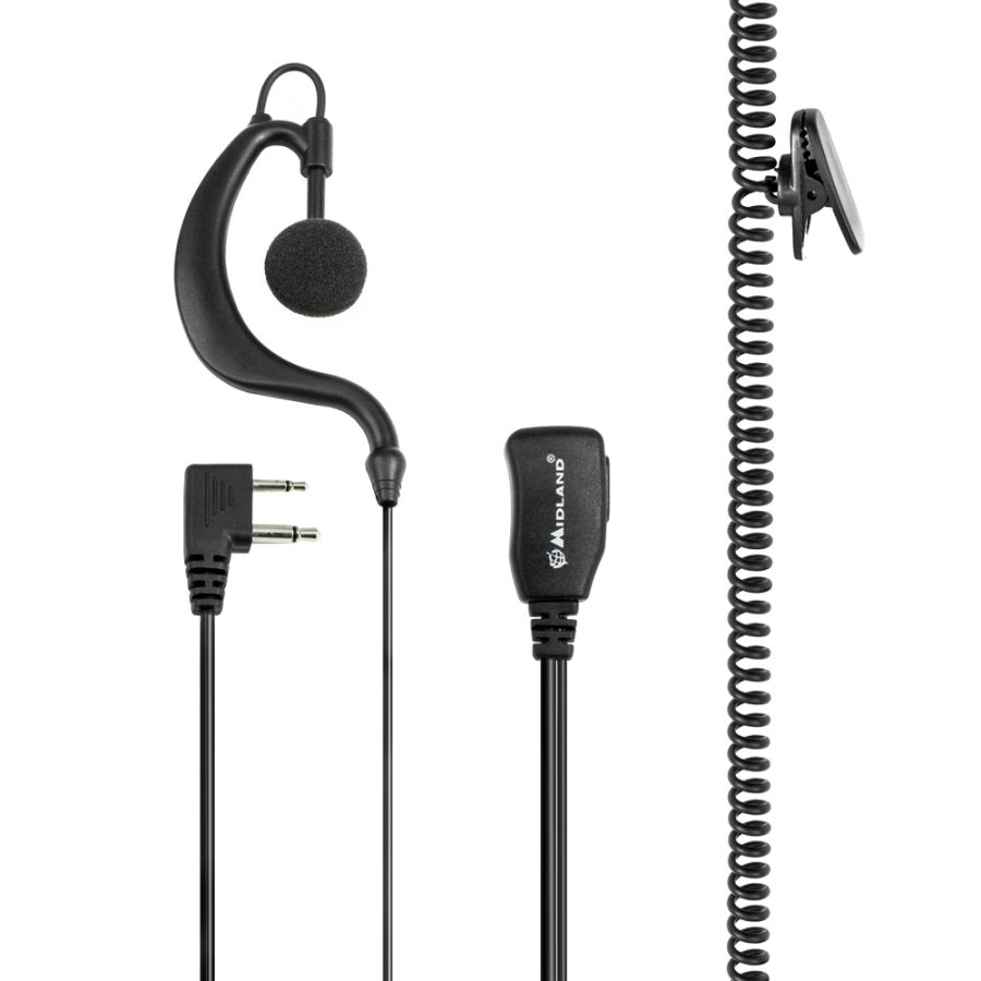 A 21M microfono auricolare 2 pin Midland