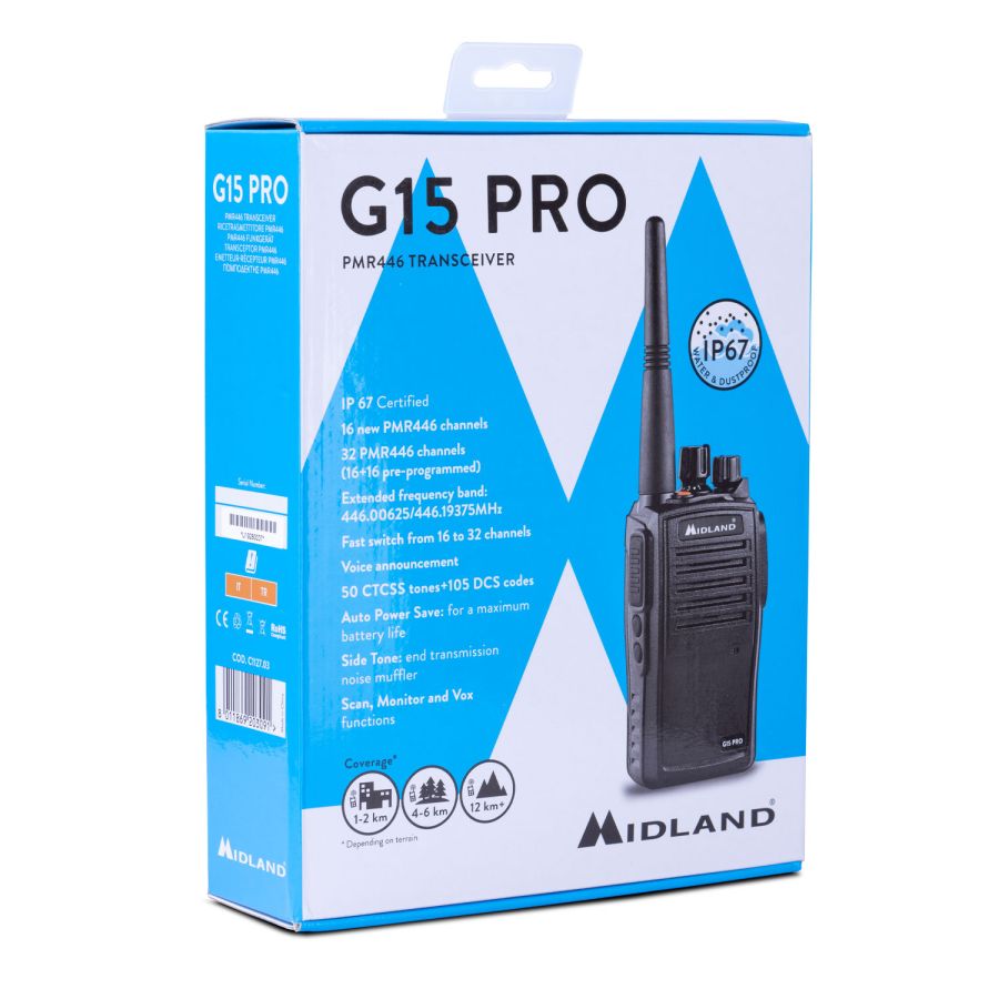Midland G15 Pro Walkie Talkie 