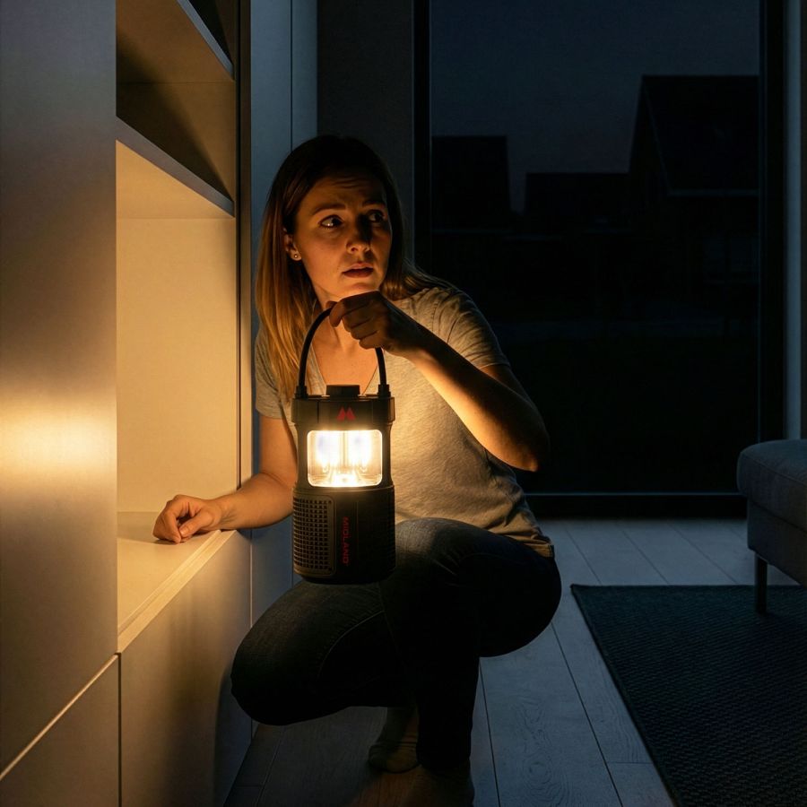 ER LANTERN Lanterna Led con cassa bluetooth
