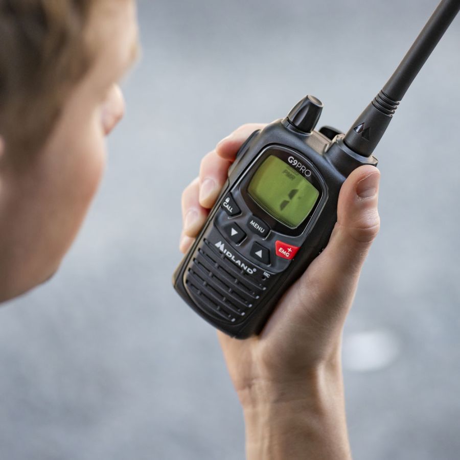 Walkie Talkie G9 Pro bibanda PMR446/LPD Midland - El Caldén Outdoor