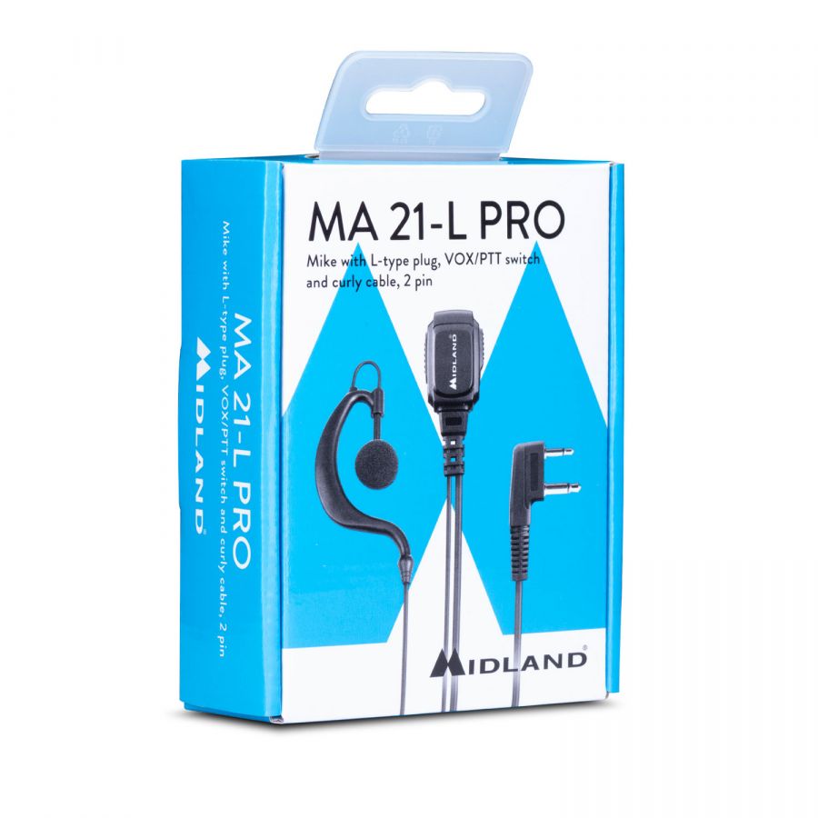 MA21 L Pro Radios Earpiece Microphone Midland