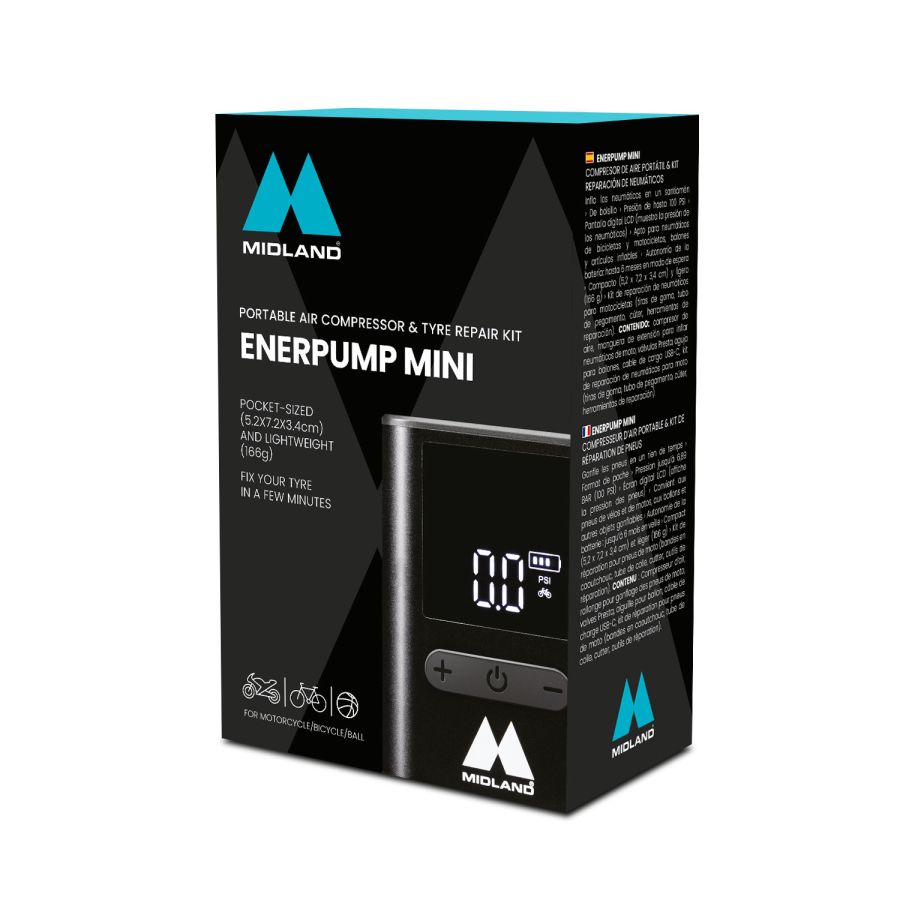 Enerpump Mini - Power bank with air compressor