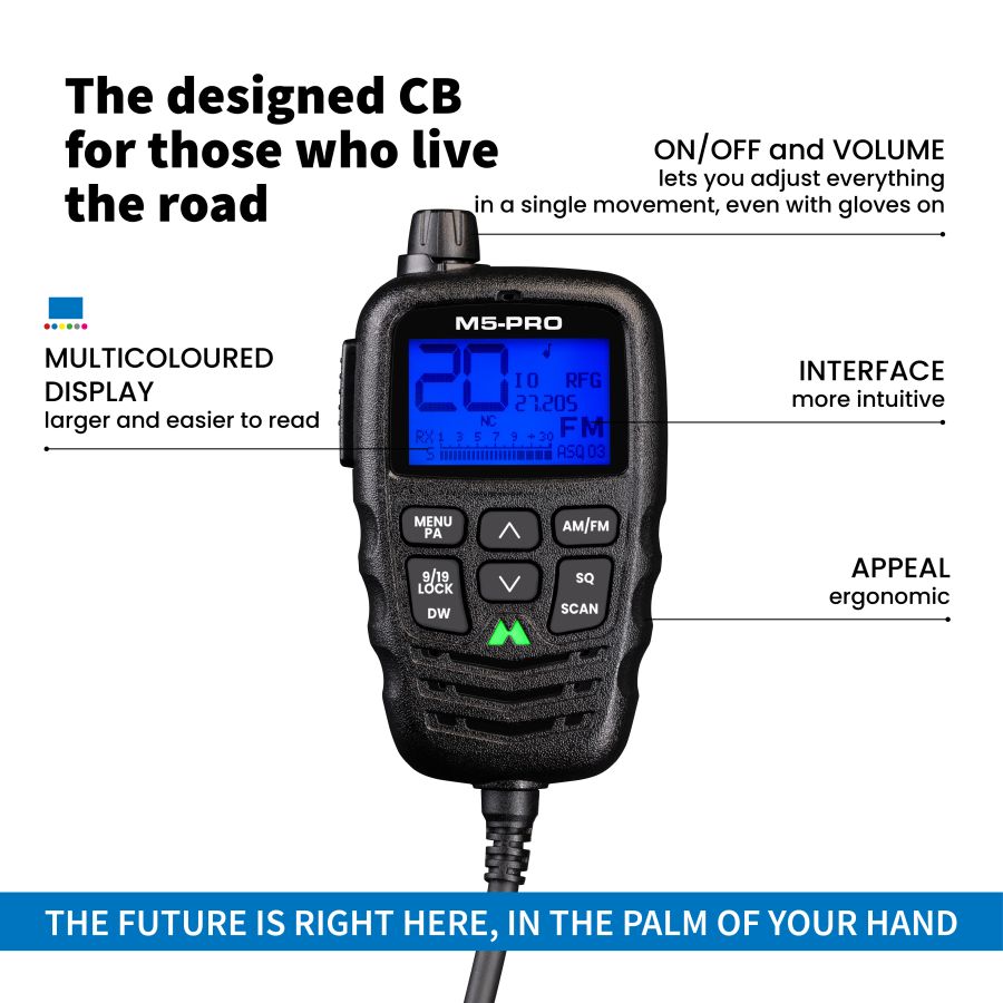 Midland M5 PRO – Vehicle CB Radio