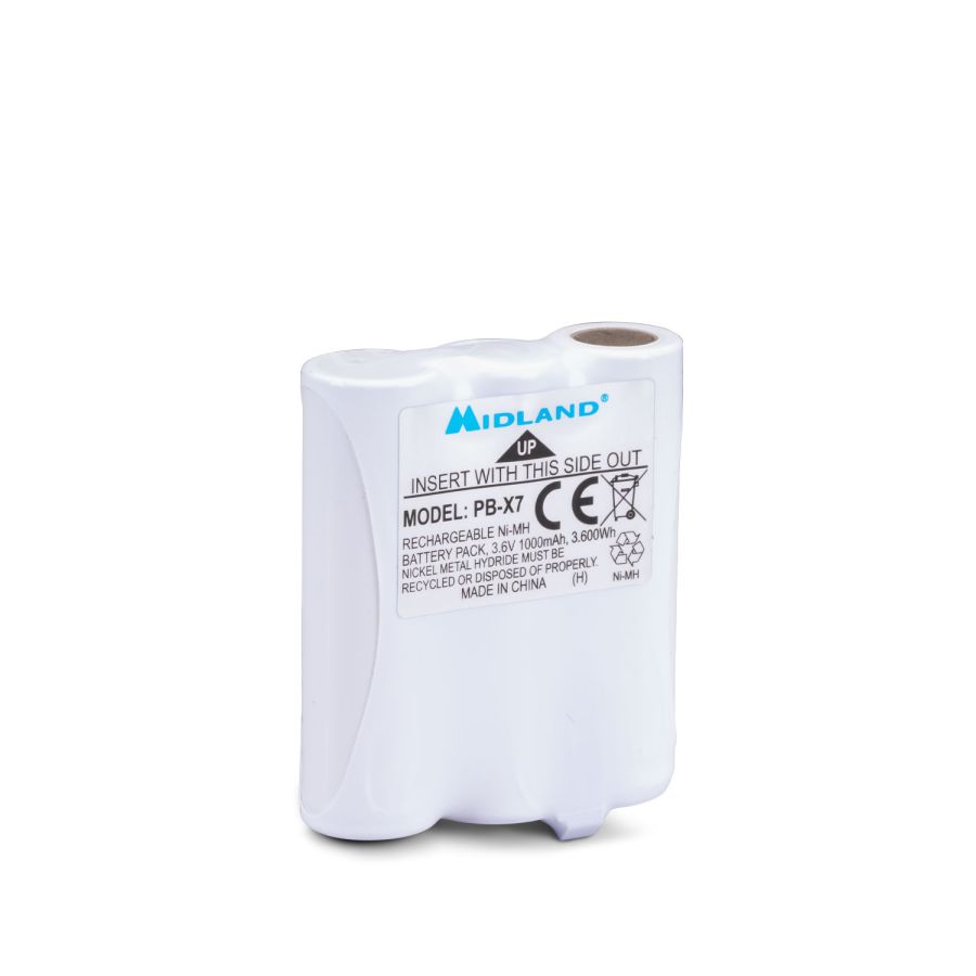 Pacco Batteria Ricaricabile 1000mAh per Radio Midland XT70