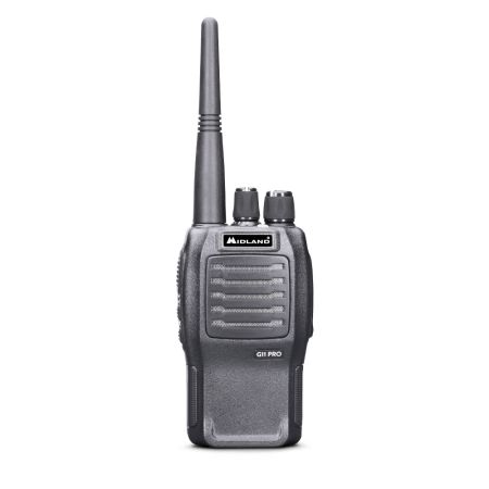 Midland MA22 LK PRO Luidspreker Microfoon Met PTT - Kenwood 2-polige Aansluiting & Draaibare Clip