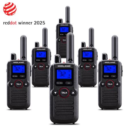 BR180 Pack of 6 radios