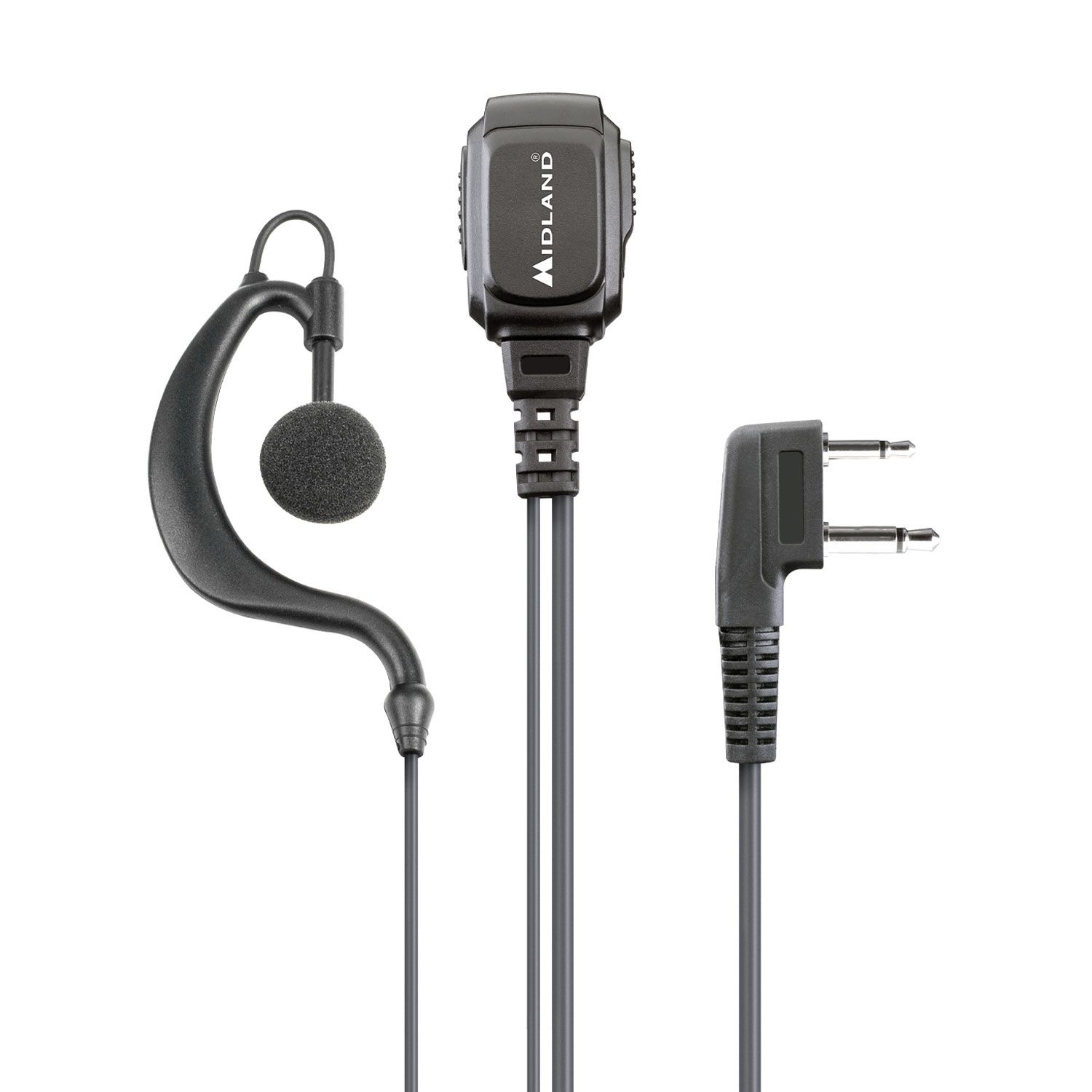 MA21 L Pro Auricolare con Microfono 2 Pin Midland