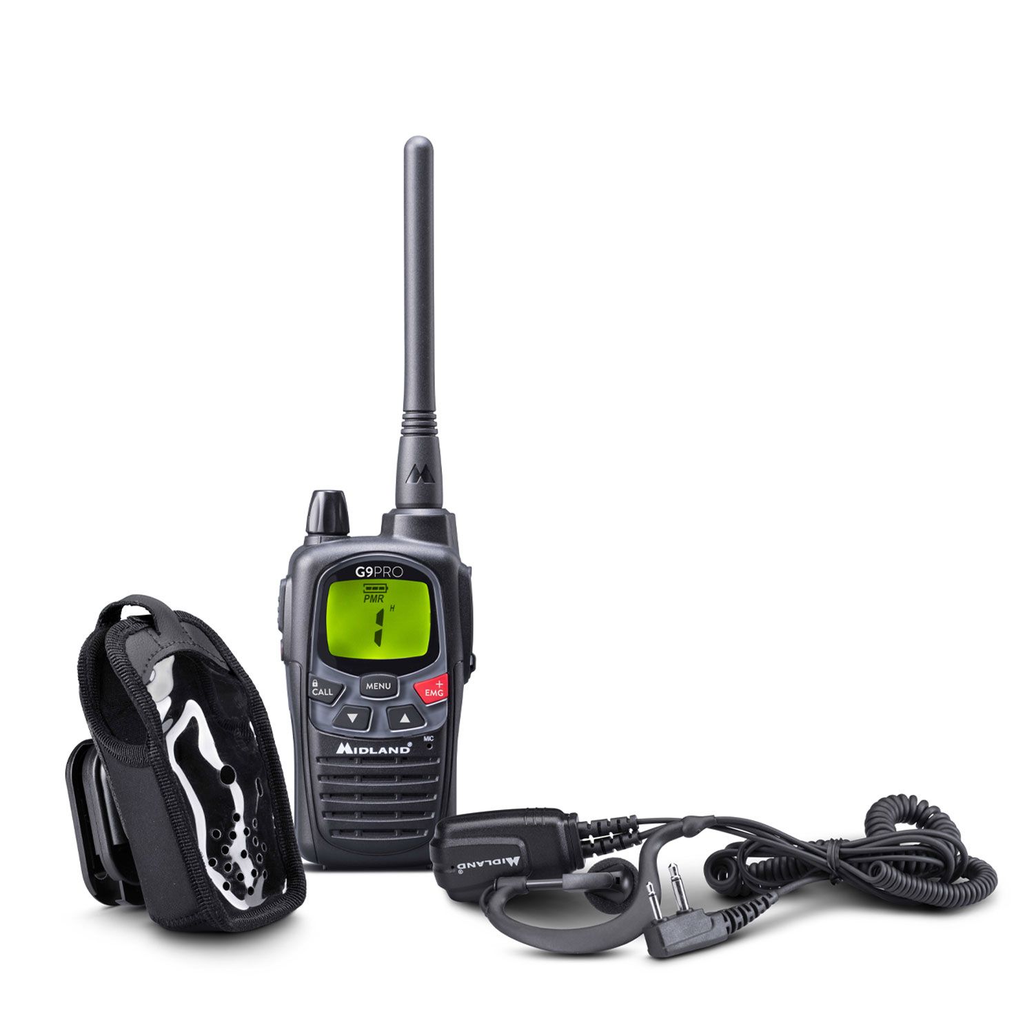 Midland Kit Caccia nero Walkie Talkie