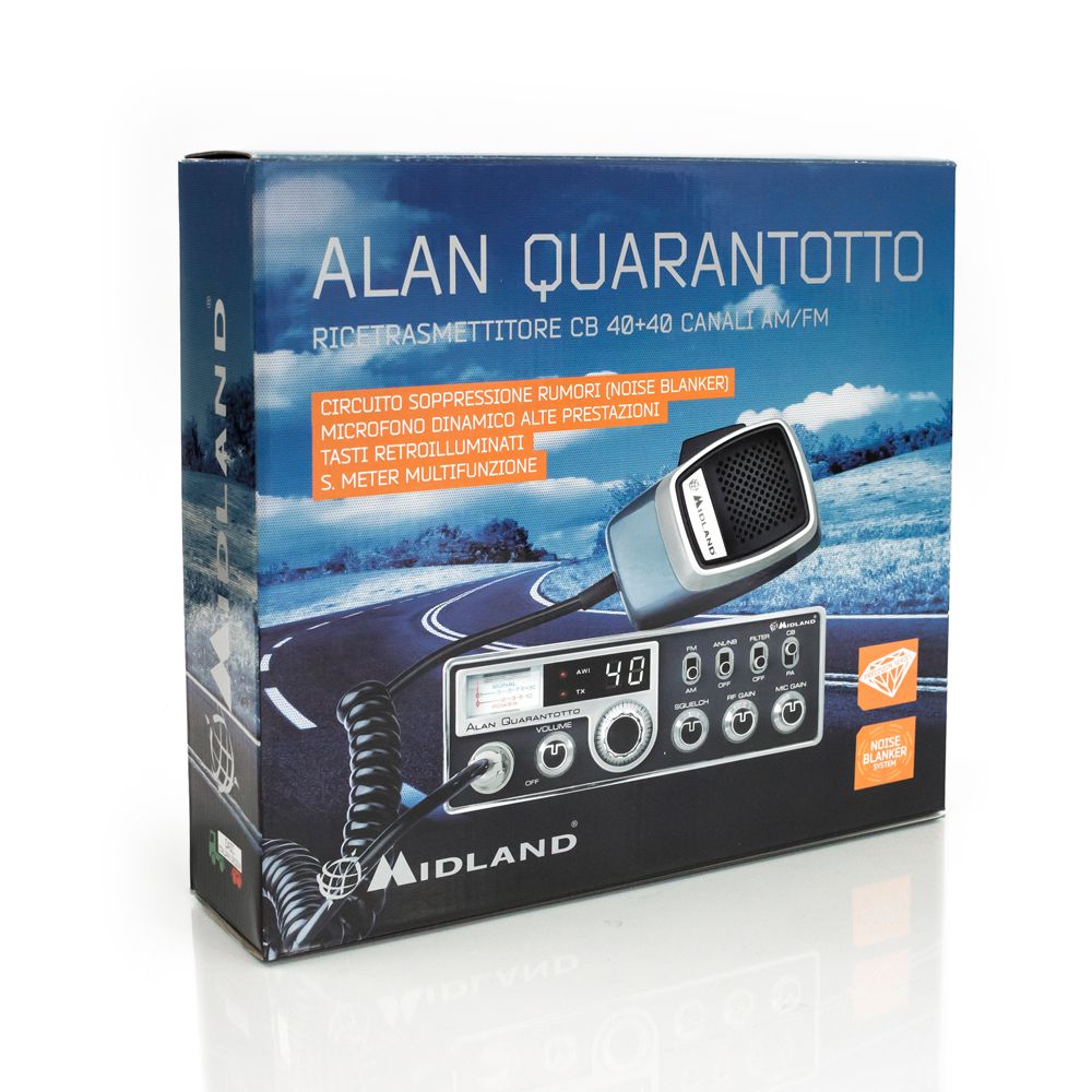 Midland Alan Quarantotto CB Radio 