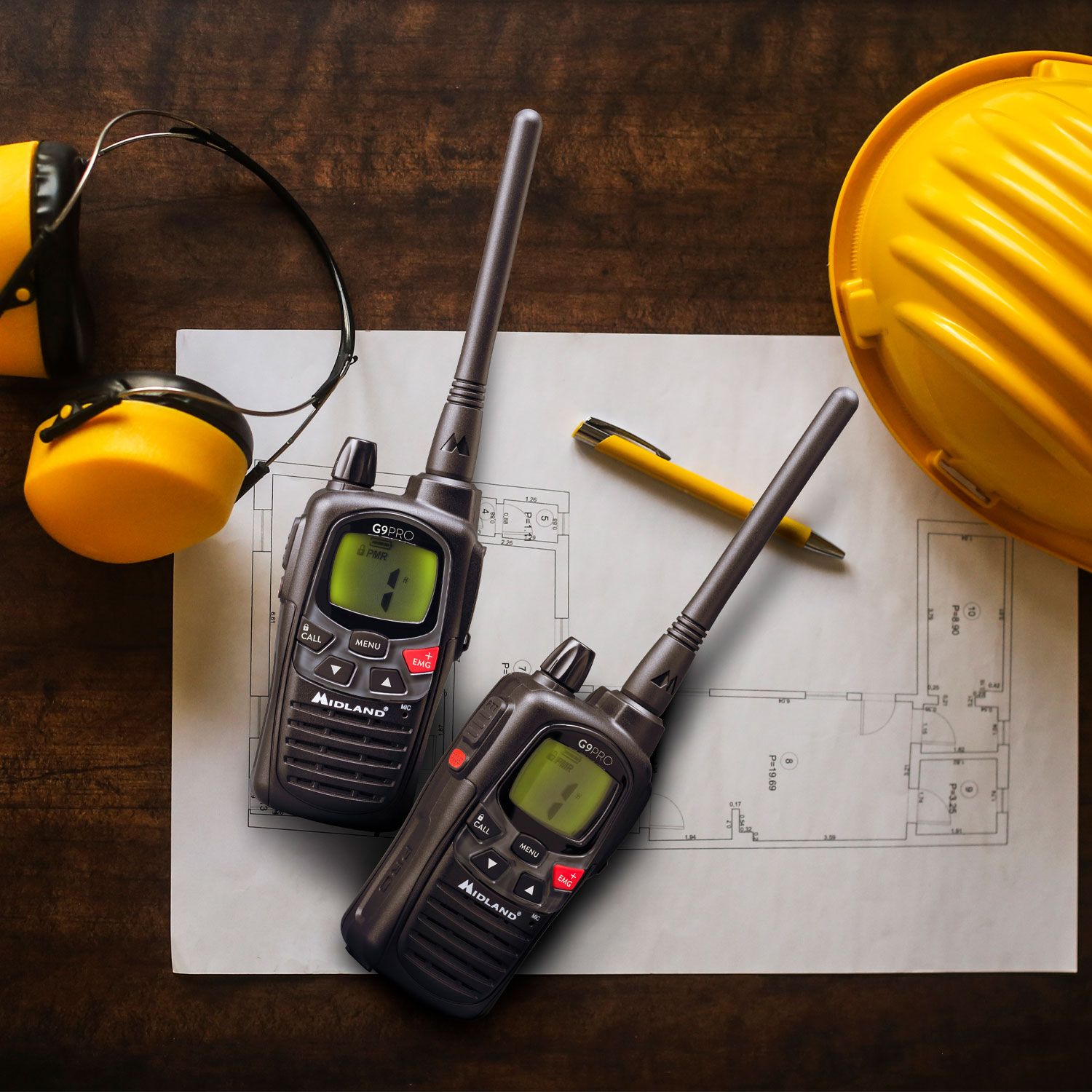 Midland G9 Pro Work Edition Walkie Talkie 