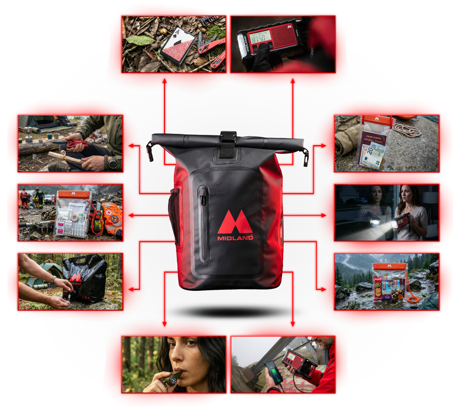 ER EMERGENCY BACKPACK con ER 300 Pro inclusa
