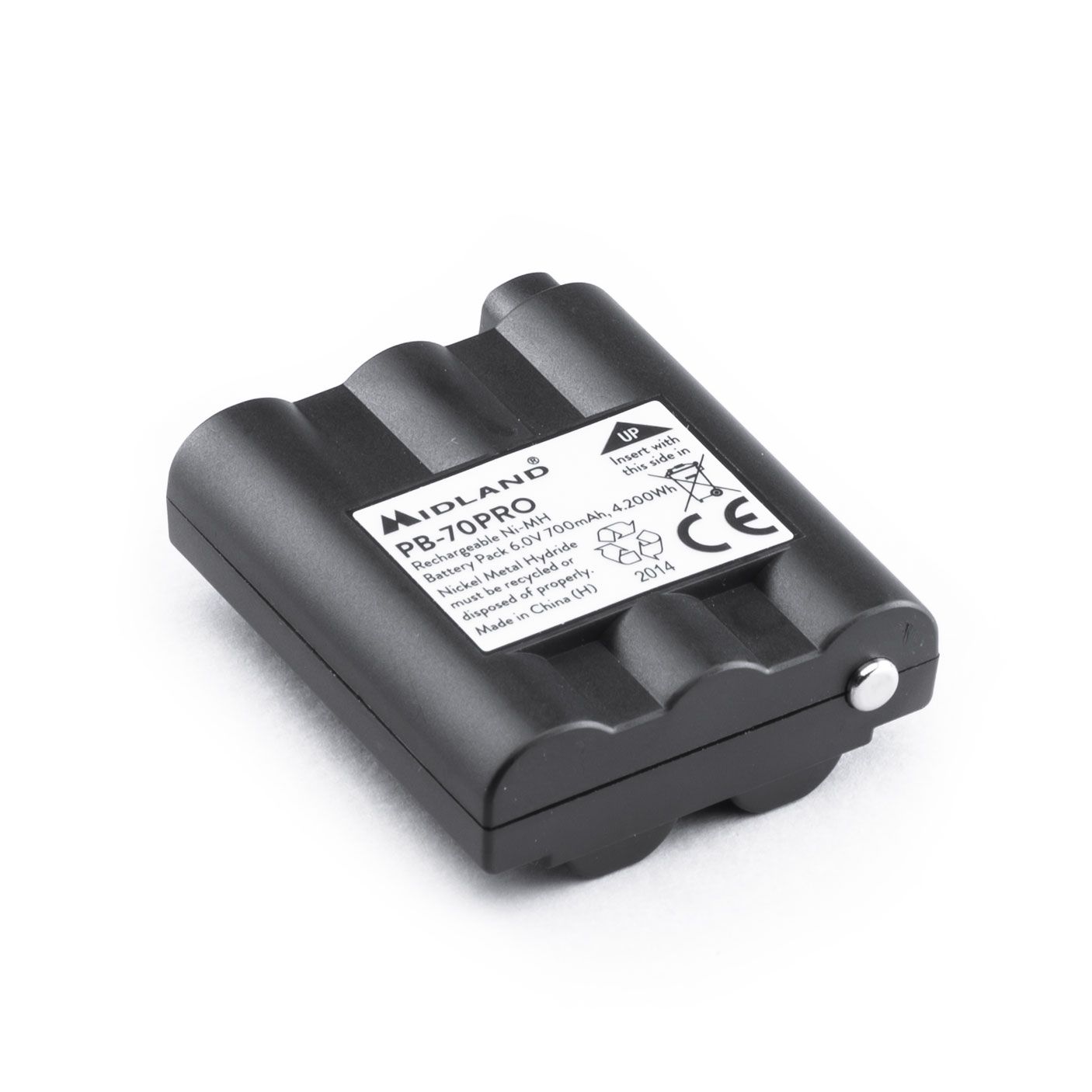 PB70 Batteria Ricaricabile Ni-MH 700mAh per Radio Midland XT70 PRO