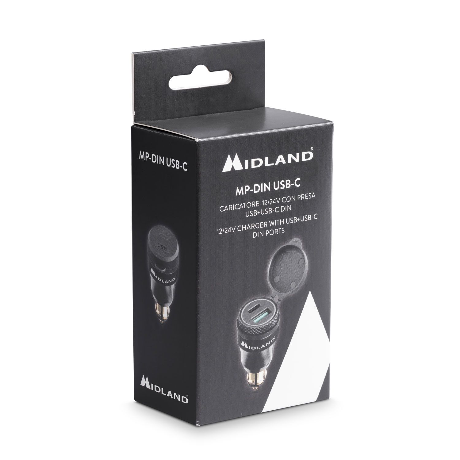 MP-DIN USB-C Alimentatore Midland 