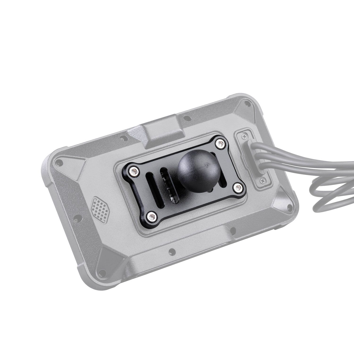 Aluminum Alloy Adapter with RAM Ball for Handlebar Mounts