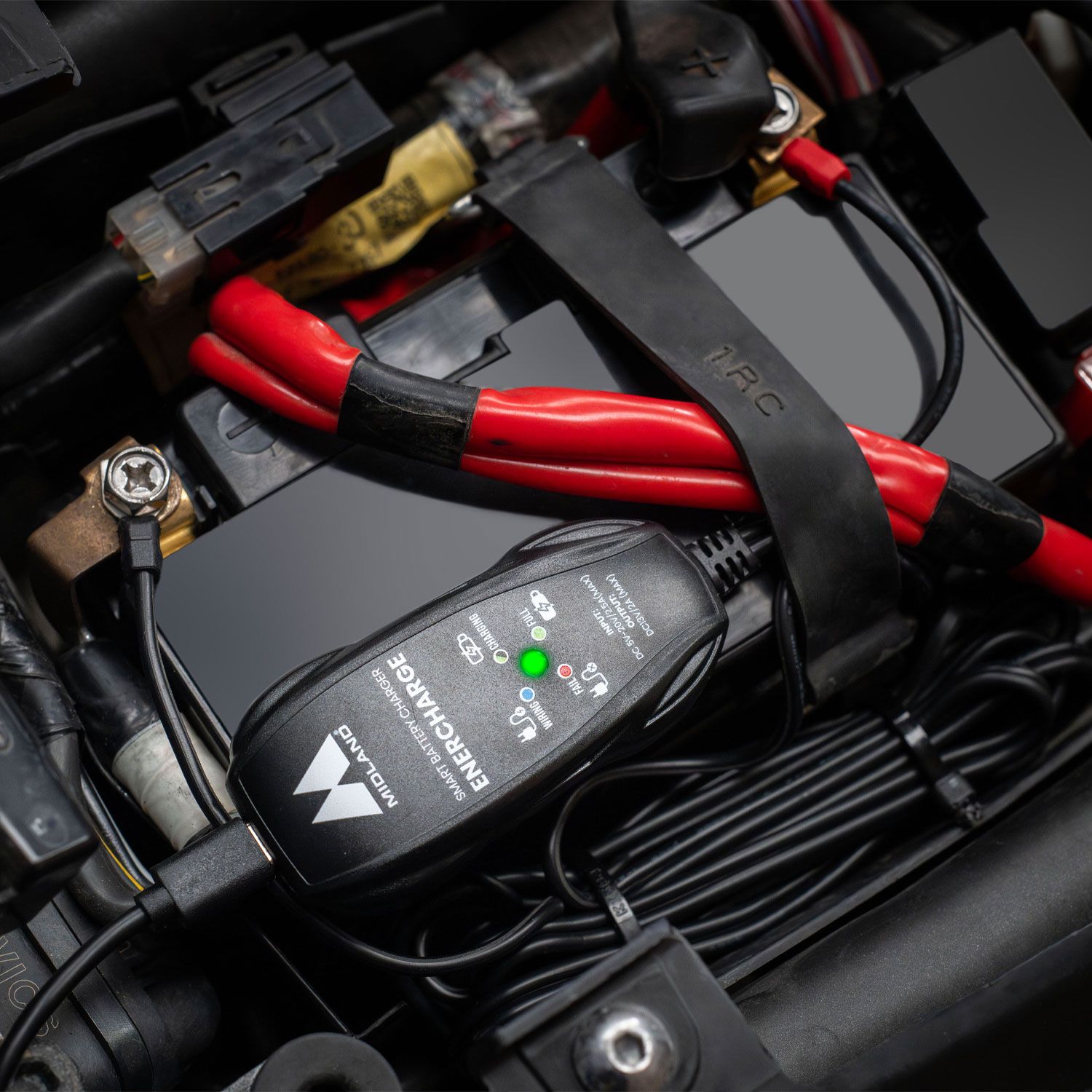 Enercharge motorcycle battery charger