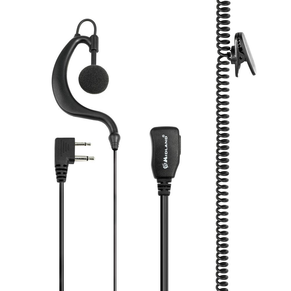 A 21M microfono auricolare 2 pin Midland