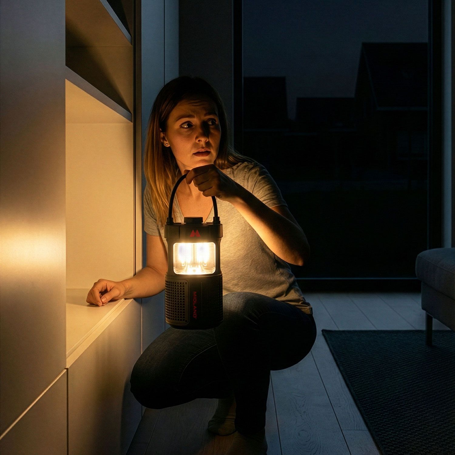 ER LANTERN Lanterna Led con cassa bluetooth