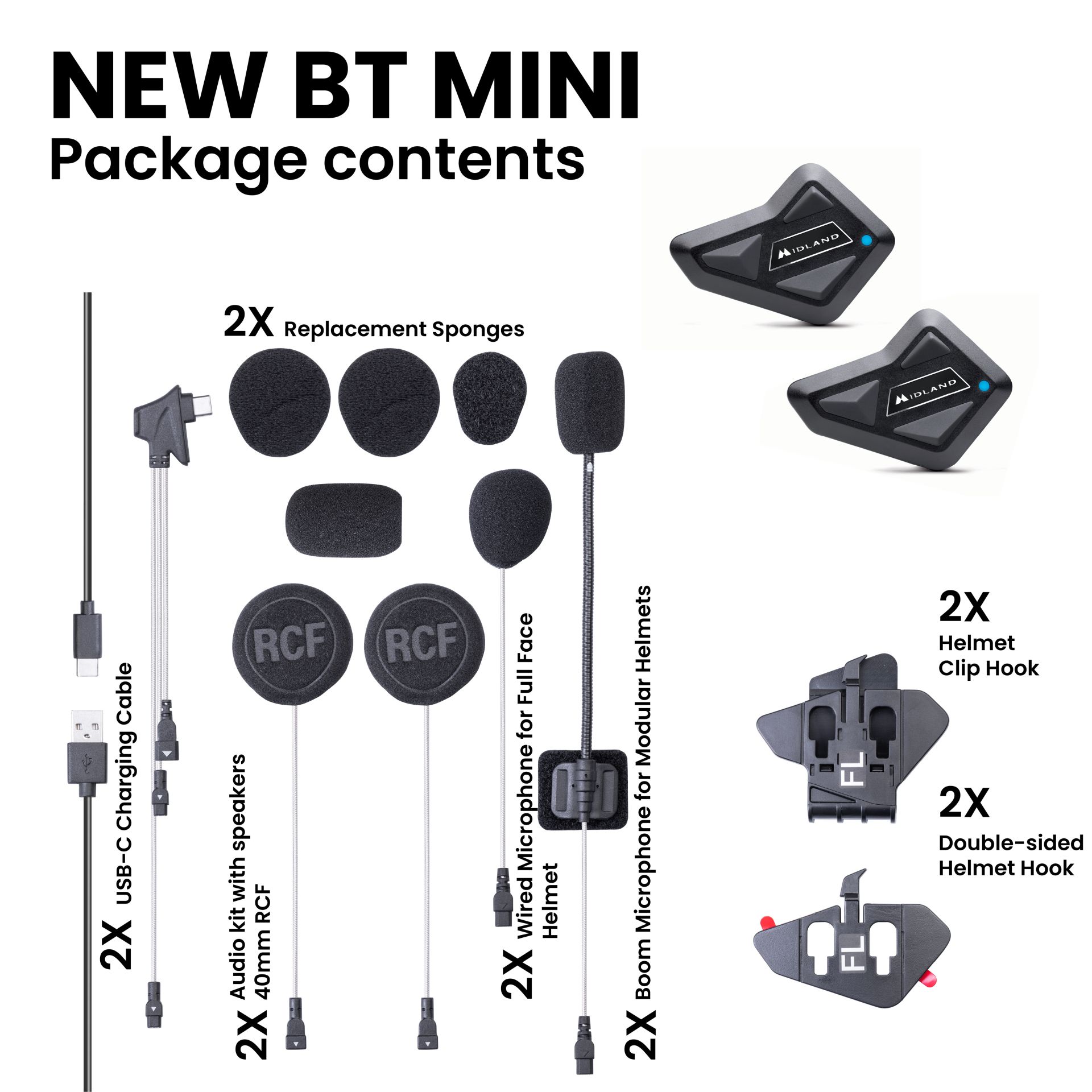Midland BT Mini Interfono 