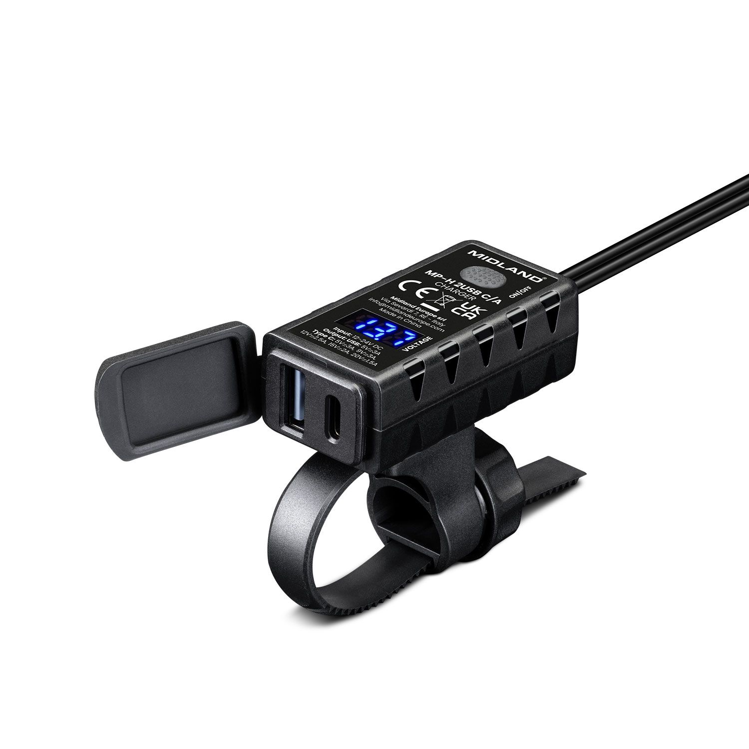 MP-H 2USB C/A  - caricatore da moto USB