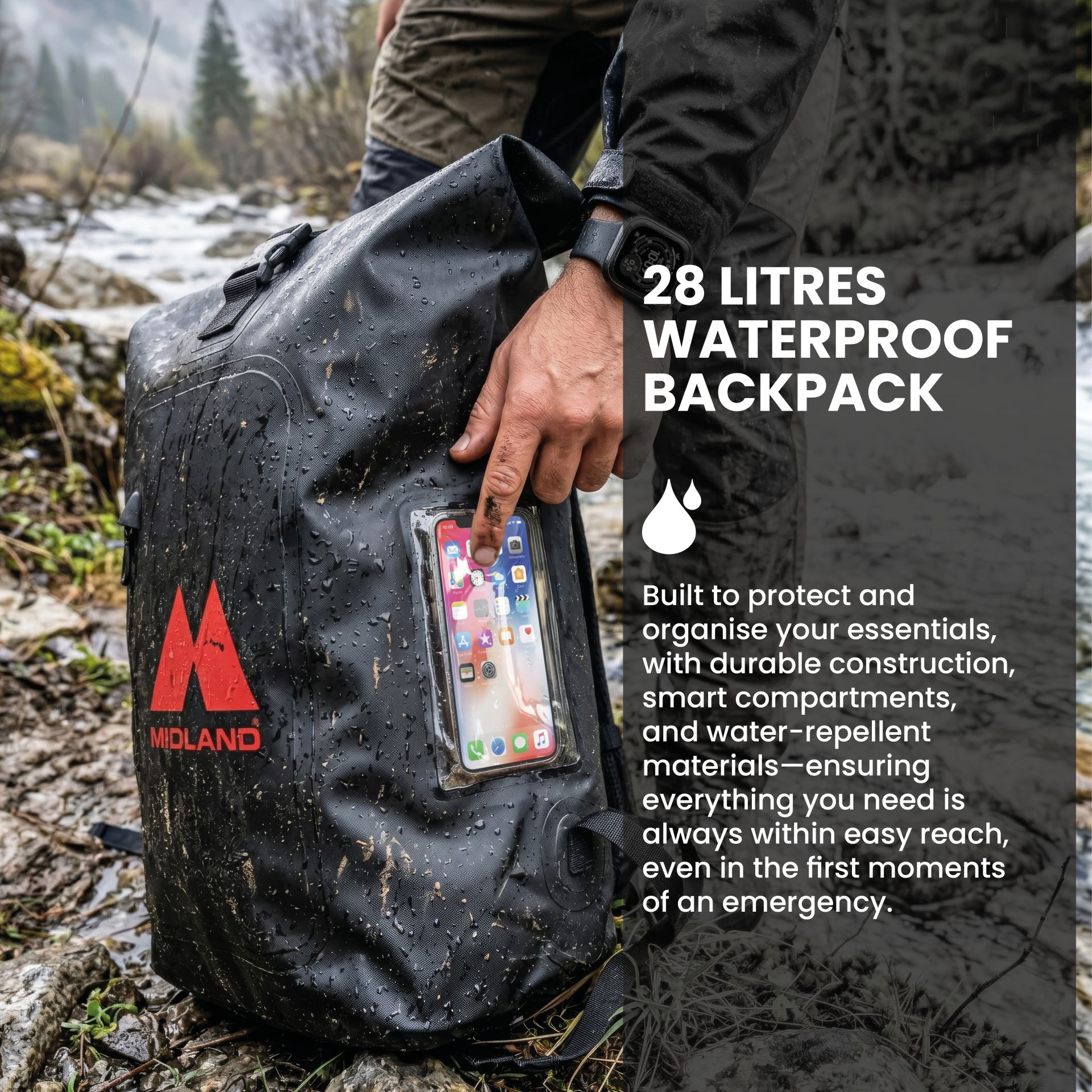 ER EMERGENCY BACKPACK con ER 300 Pro inclusa