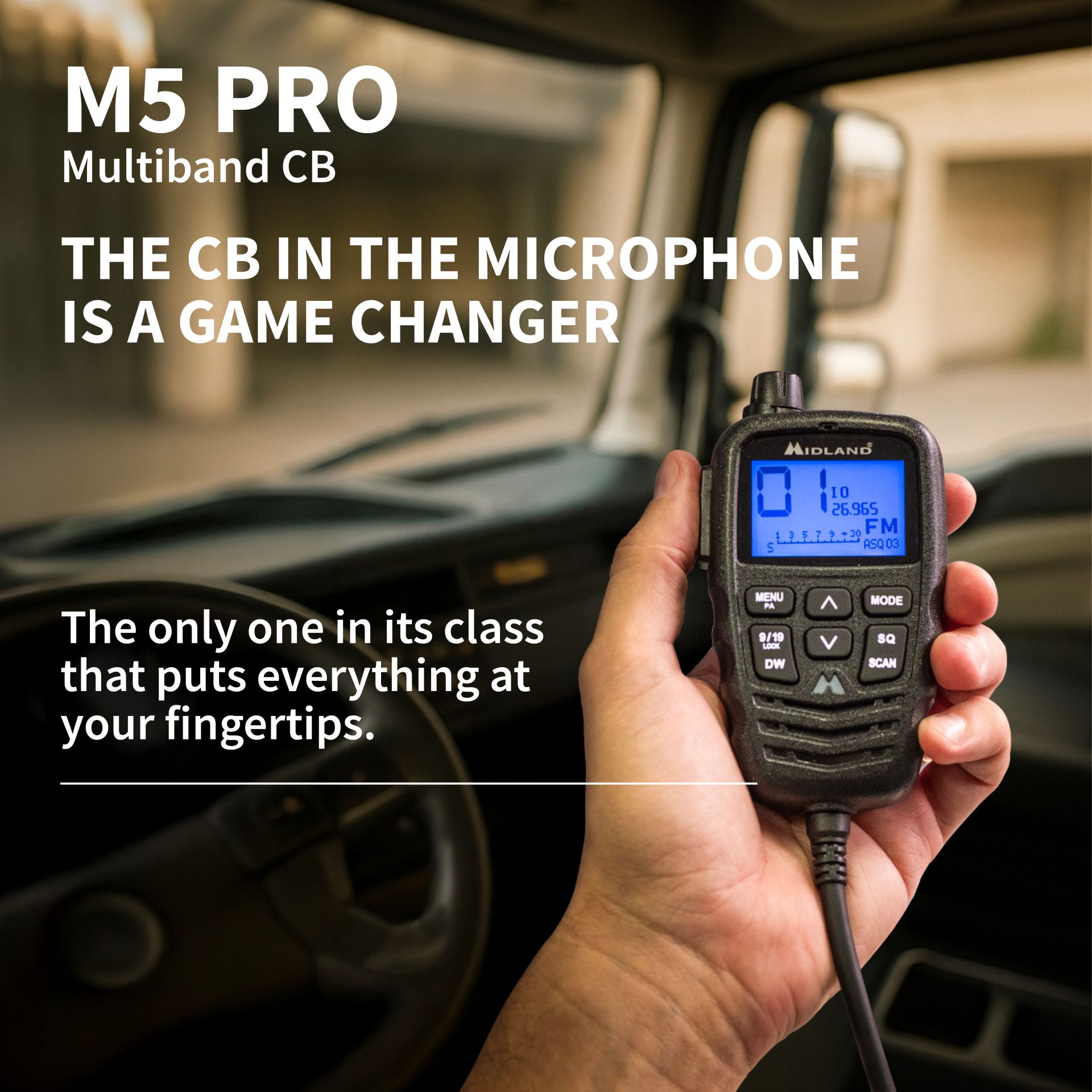 Midland M5 PRO – Vehicle CB Radio