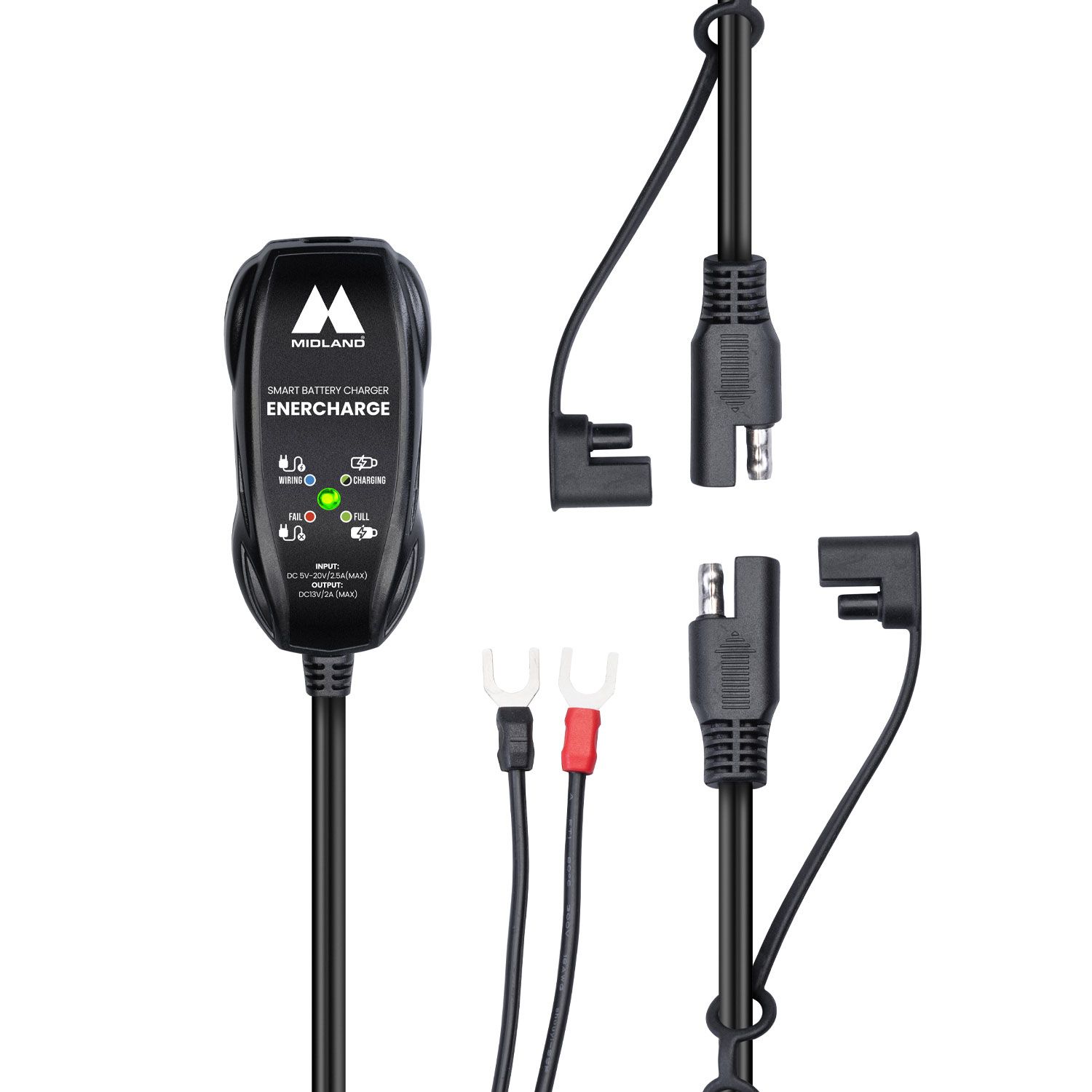 Enercharge motorcycle battery charger