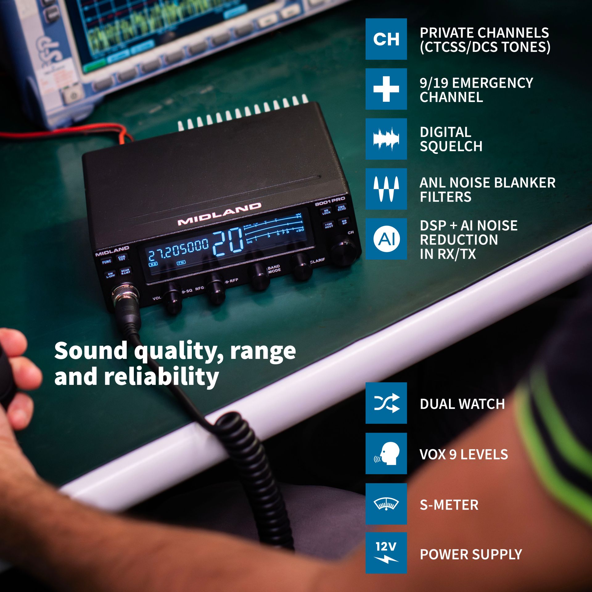 8001 PRO - SSB communication