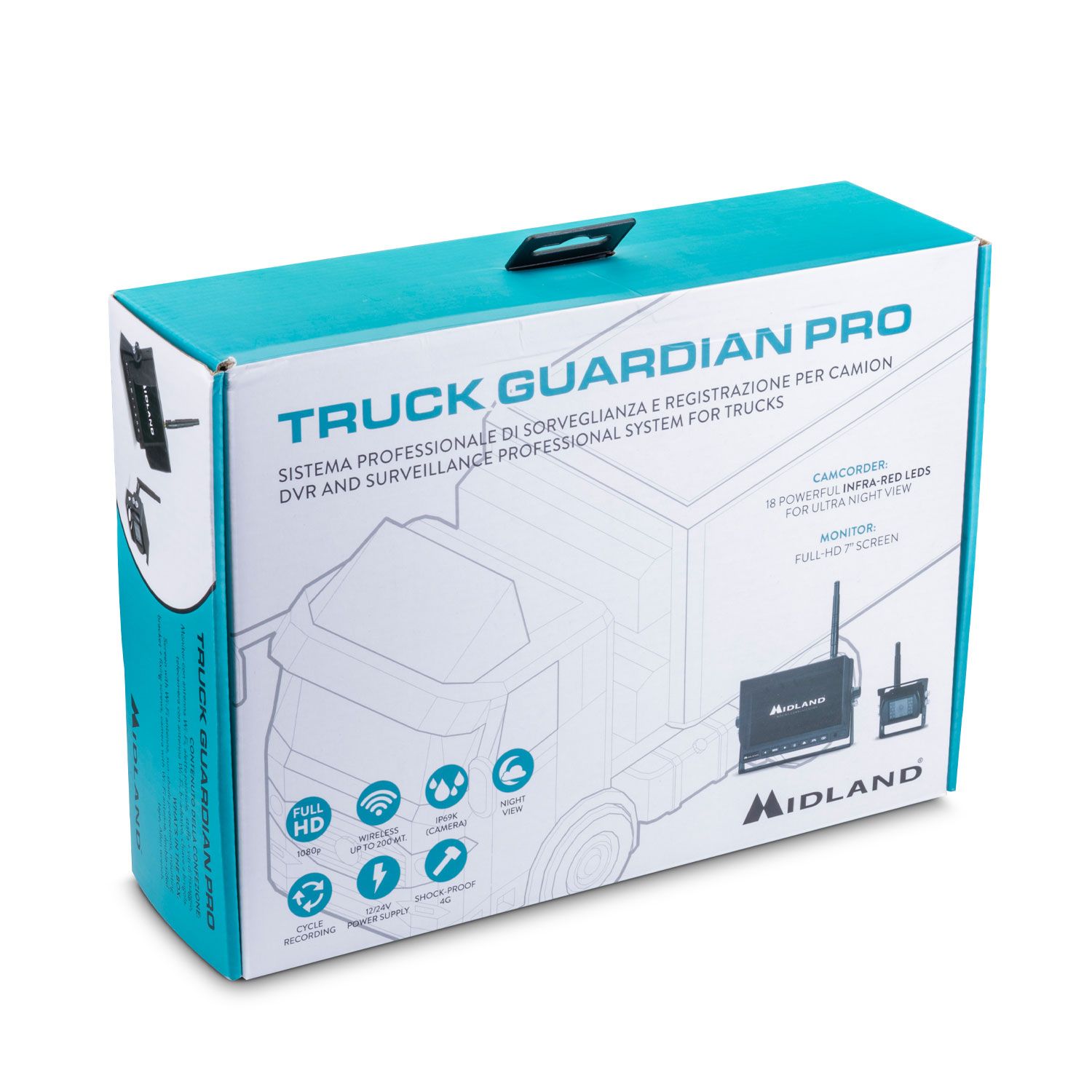Midland Truck Guardian Pro Wireless Dash Cam 