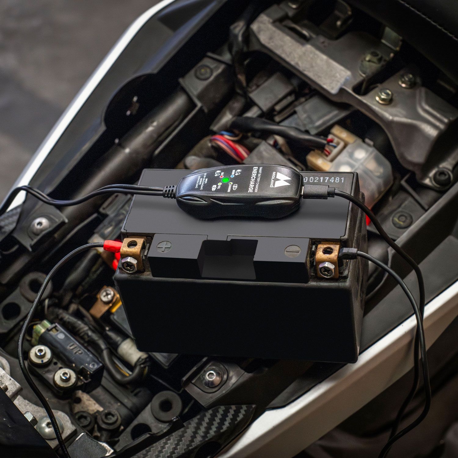 Enercharge motorcycle battery charger