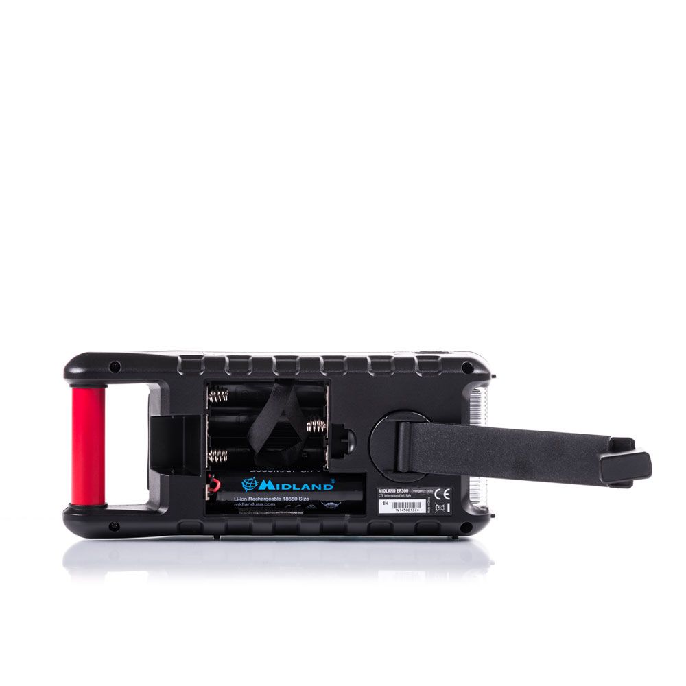 Midland ER100 Notfall-Powerbank Mit Dynamo & Solar - LED-Taschenlampe