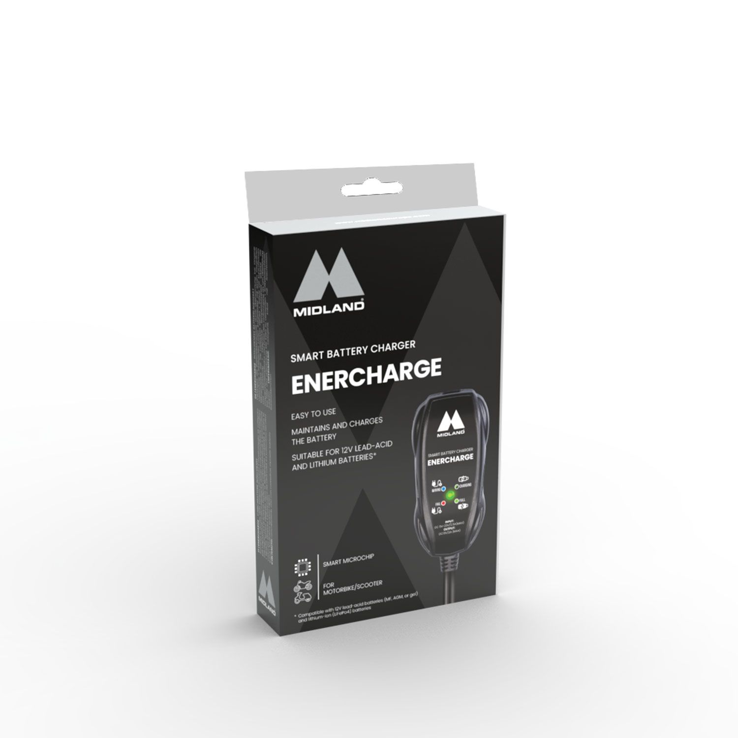 Enercharge - Caricatore di batterie moto