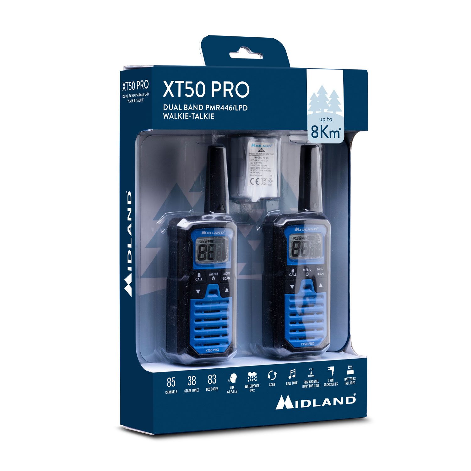 Midland XT50 PRO Doppio Walkie Talkie