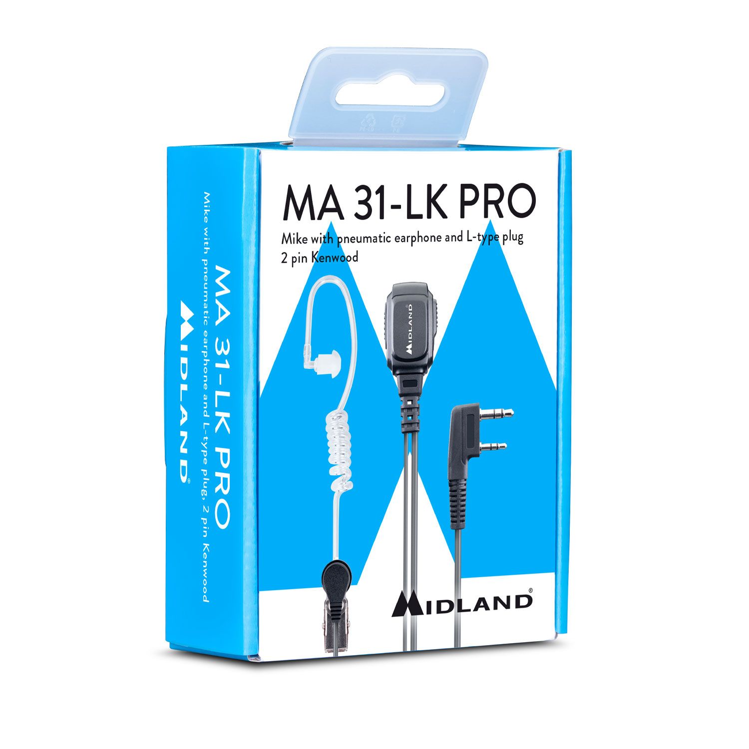 MA31 LK Pro Mike 2 Pin Kenwood
