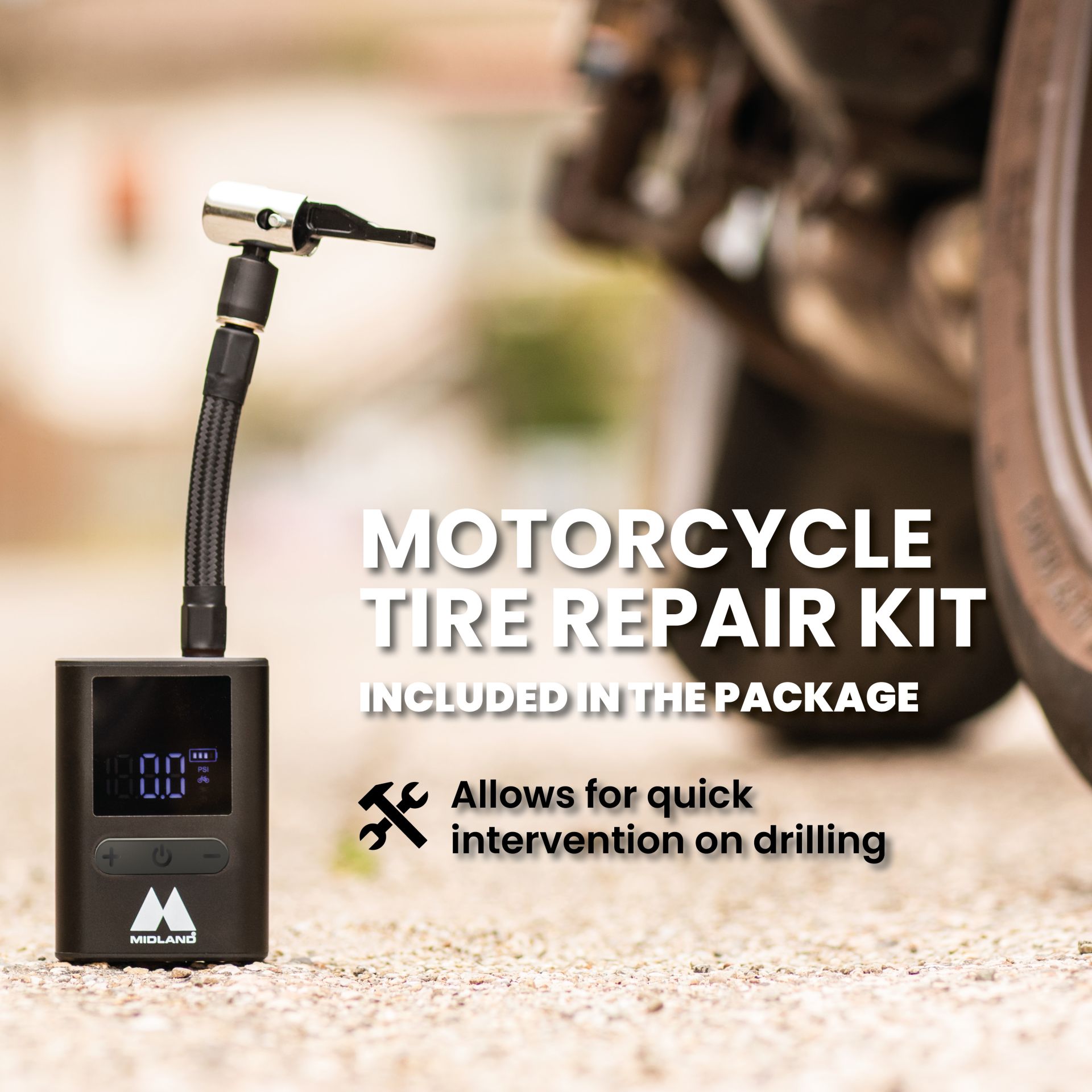 Enerpump Mini - Power bank with air compressor