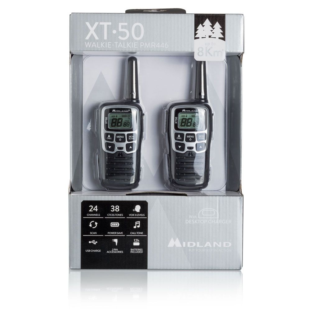 Midland XT50 Doppio Walkie Talkie 