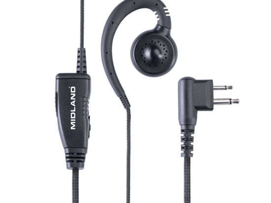 Midland MA21-LI Auricolare E Microfono Con Braccio, Supporto 2 Pin, Microfono PTT, Interruttore VOX, Compatibile Con Walkie Talkie G5/G7/G8/G9 | Leroy Merlin - Foto 2
